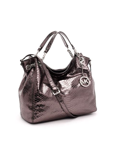 michael kors jet set chain tote gunmetal|michael kors designer tote jetset.